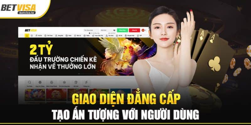 Giao diện trang web được thiết kế cực kỳ thân thiện